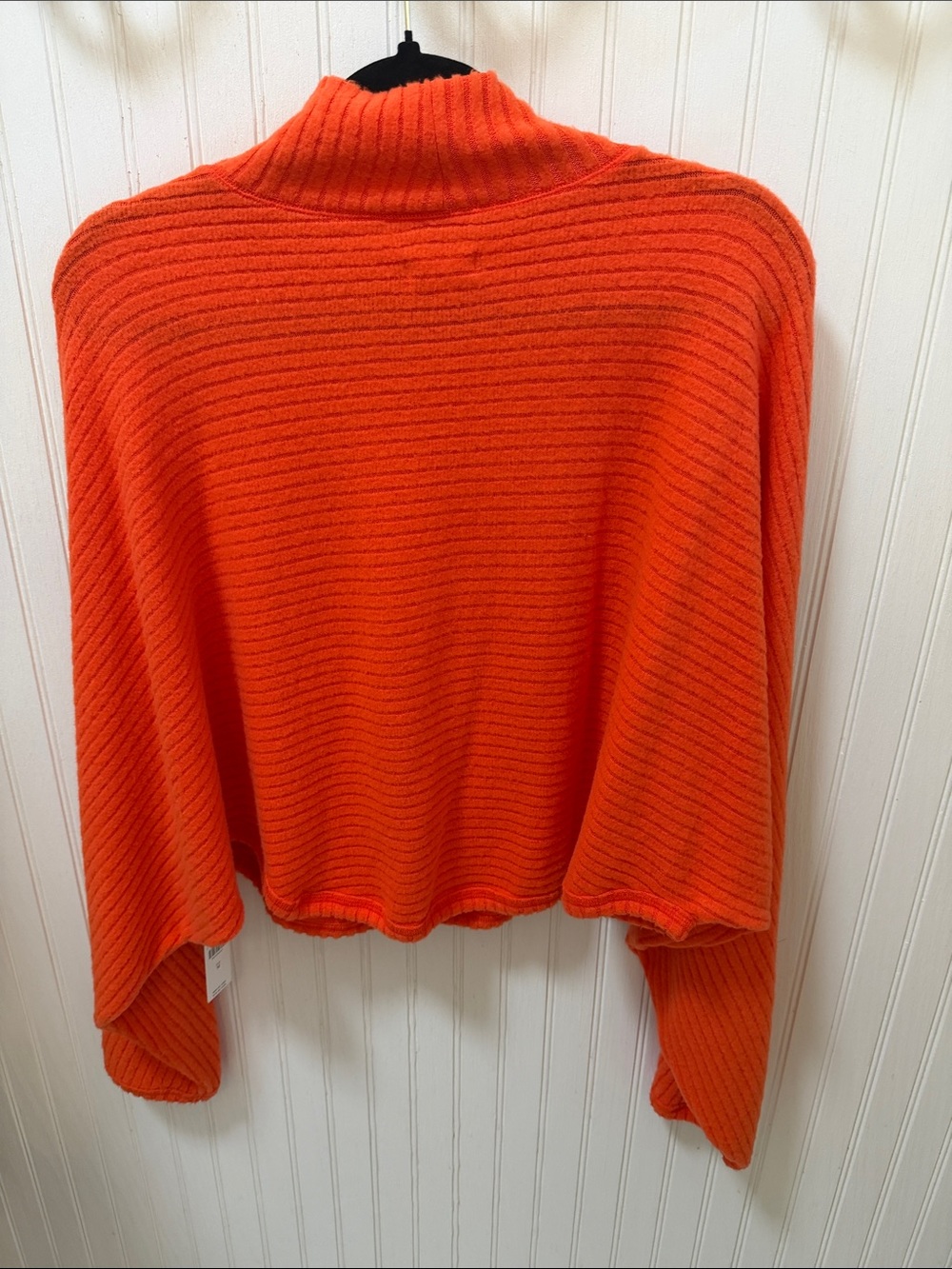 Pilcro Orange Ribbed Cowl Neck Sweater - Picture 3 of 5
